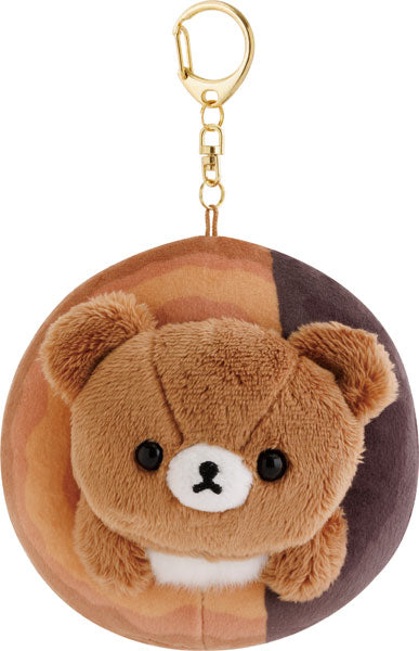 リラックマ×ミスタードーナツ ぶらさげぬいぐるみ チャイロイコグマ